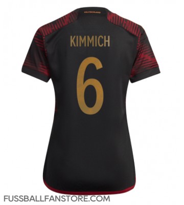 Deutschland Joshua Kimmich #6 Replik Auswärtstrikot Damen WM 2022 Kurzarm